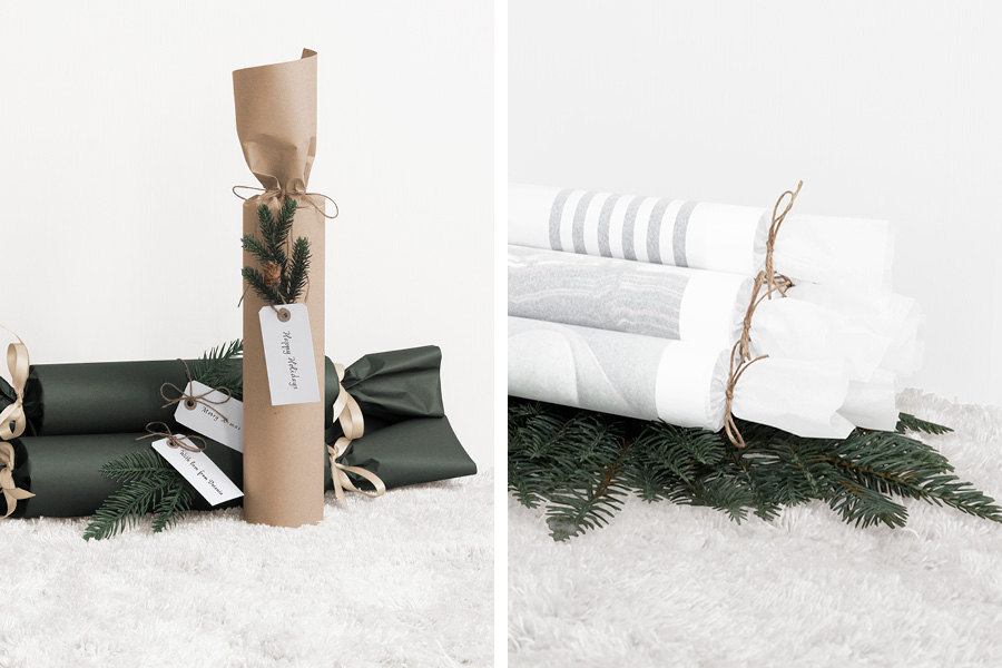 Three simple ways to wrap a poster